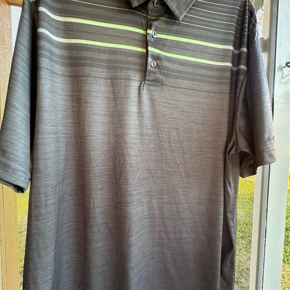 Adidas Men's Gray Polo Shirt